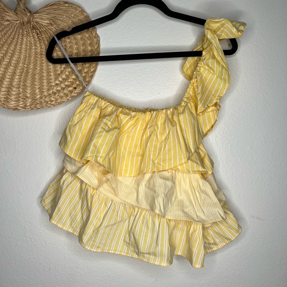 Maeve off shoulder ruffle tank NWT - Picture 2 of 8